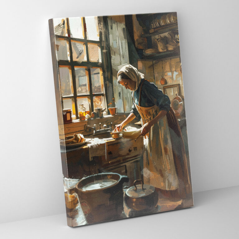 Johannes Vermeer Wall Decoration Canvas Print - Johannes Vermeer, Johannes Vermeer, Canvas Print, Wall Decoration