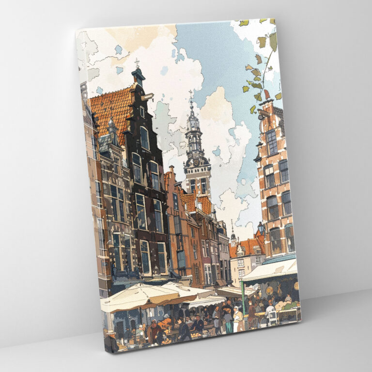 Johannes Vermeer Wall Decoration - Johannes Vermeer, Dutch Market Scene, Artistic Wall Art, Home Decoration