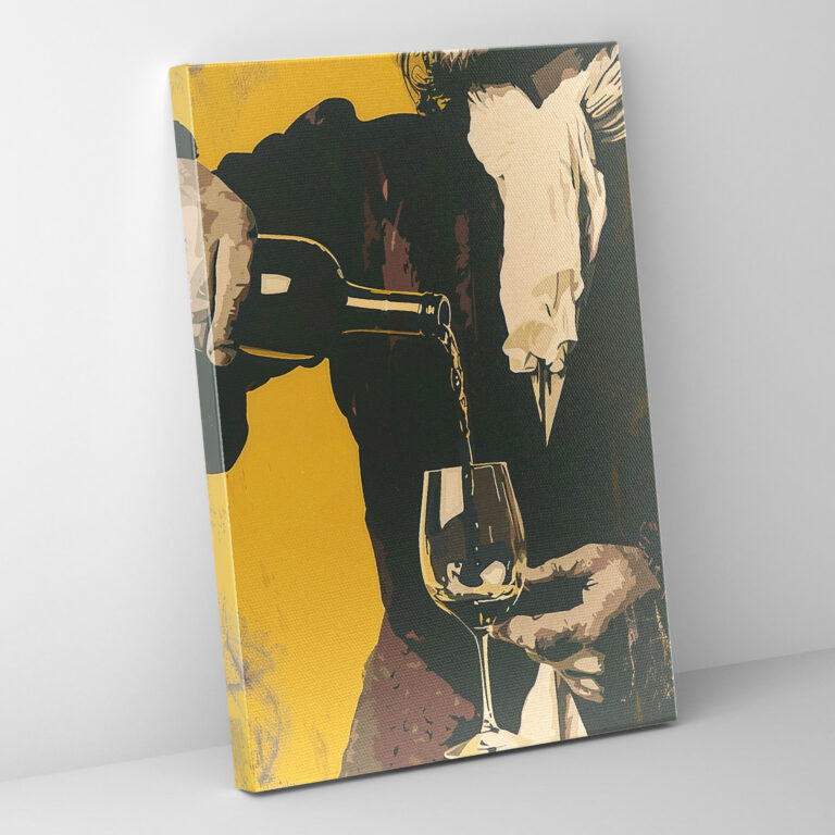 Johannes Vermeer Canvas Print - Johannes Vermeer, Canvas Print, Wine Art Decor, Gentleman Painting