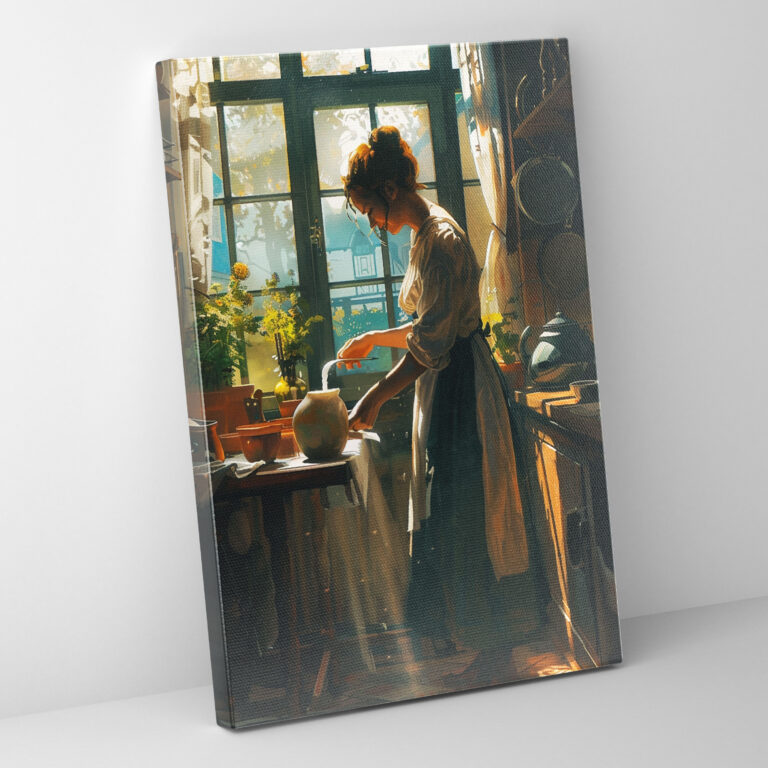 Johannes Vermeer Canvas Print - Johannes Vermeer, Johannes Vermeer, Canvas Print, Canvas