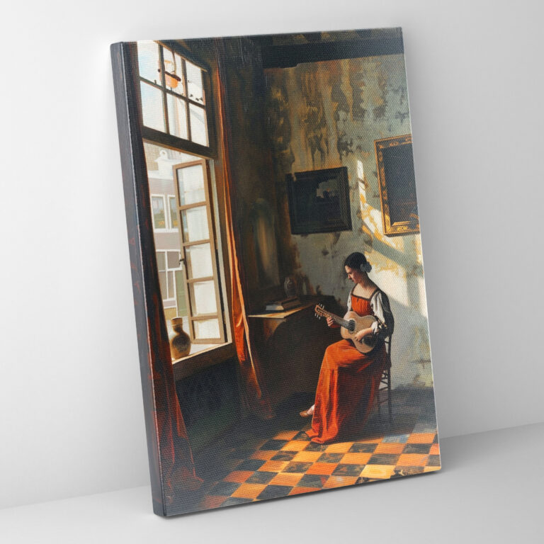 Johannes Vermeer Wall Art - Johannes Vermeer, Wall Art, Canvas Wall Art, Wall Decoration