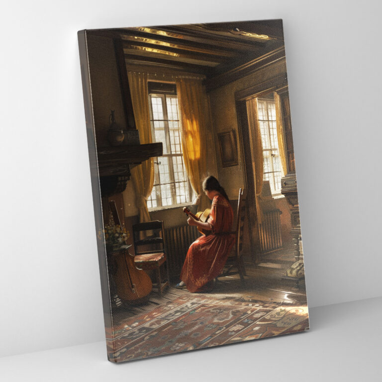 Johannes Vermeer Wall Art - Johannes Vermeer, Canvas Wall Art, Wall Decoration, Canvas