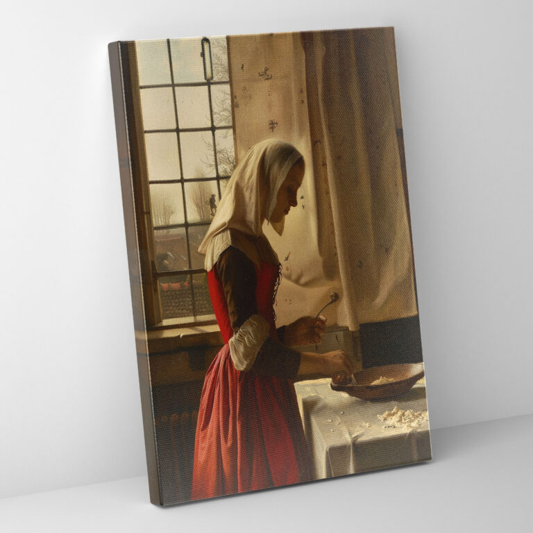 Johannes Vermeer Canvas Print - Johannes Vermeer, Johannes Vermeer, Canvas Print, Wall Art