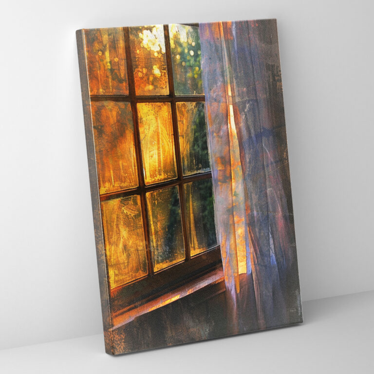 Johannes Vermeer Evening Light Canvas Print - Johannes Vermeer, Wall Decoration, Canvas Wall Art, Canvas
