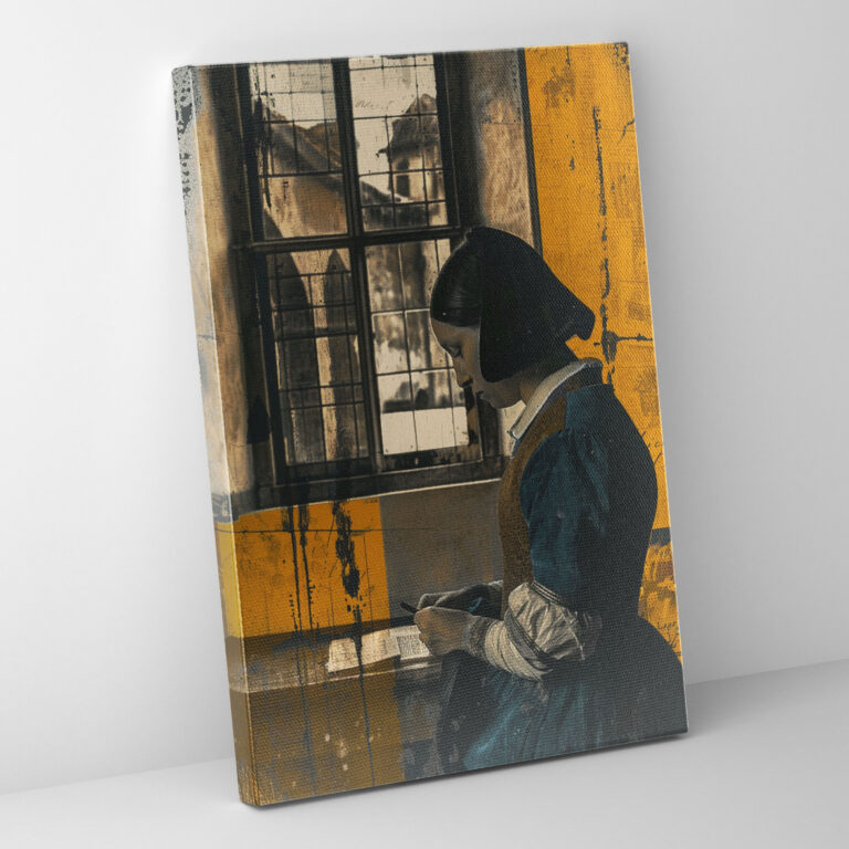Johannes Vermeer Woman Reading A Letter Wall Art - Johannes Vermeer, Johannes Vermeer, Canvas Wall Art, Wall Art