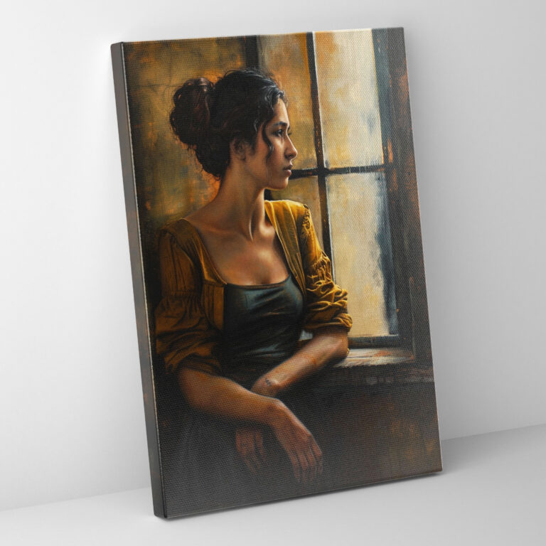 Johannes Vermeer Contemplative Woman At A Window Wall Art - Johannes Vermeer, Johannes Vermeer, Home Decoration, Wall Decoration
