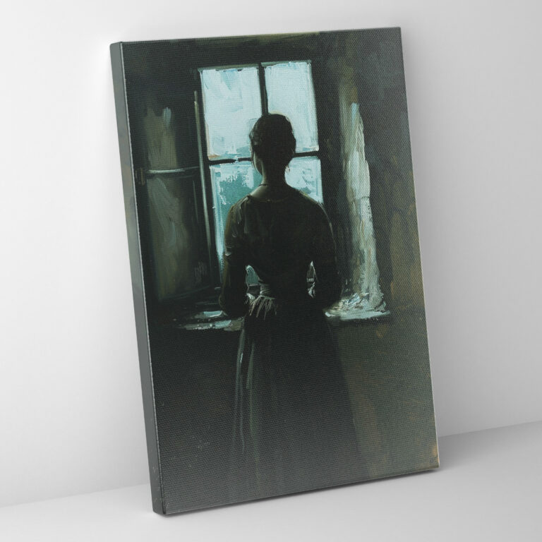 Johannes Vermeer Wall Art - Woman At Window - Johannes Vermeer, Canvas, Johannes Vermeer, Wall Decoration