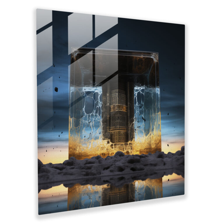 Kaaba Expressive Glass Print - Kaaba, Expressive Design, Kaaba, Spirituality
