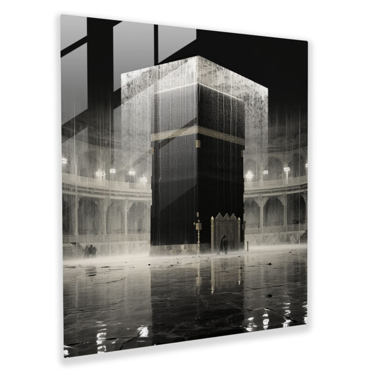 Contemporary Glass Print - Kaaba - Kaaba, Modern Decor, Wall Decoration, Kaaba