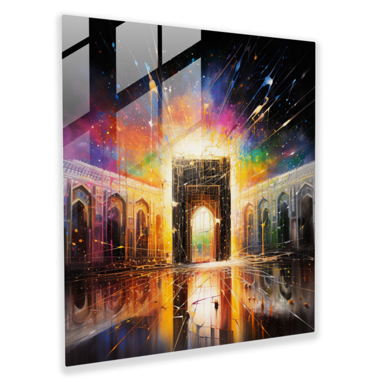 Kaaba Glass Print - Kaaba, Kaaba, Glass Wall Art, Modern Art