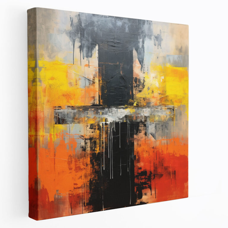 Kaaba Contemporary Canvas Print - Kaaba, Home Decoration, Tranquility, Canvas Print