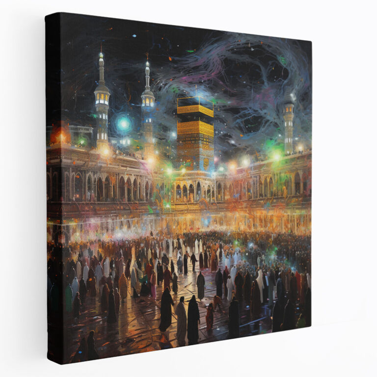 Kaaba Wall Art - Kaaba, Home Decoration, Canvas, Elegance