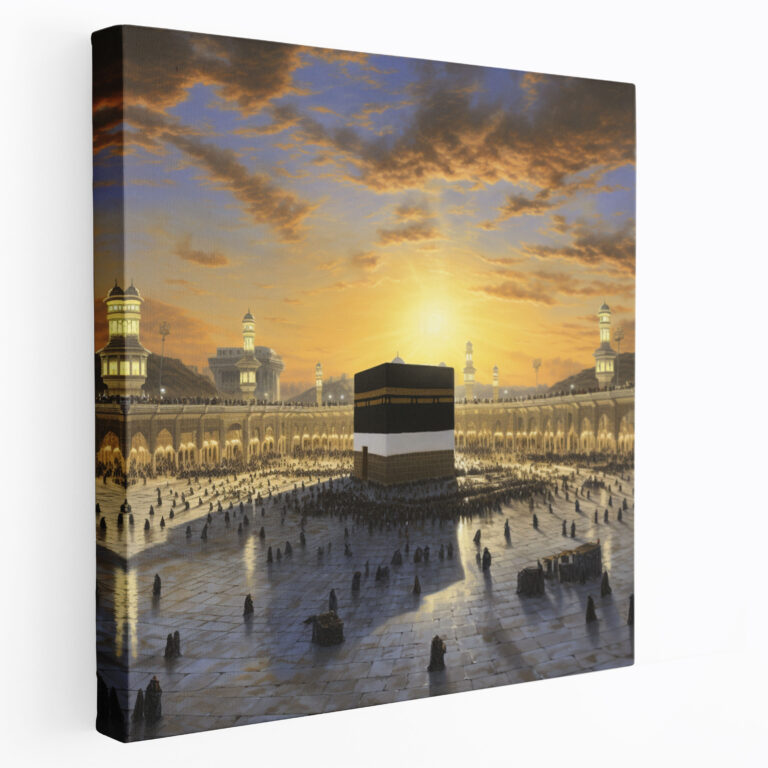 Kaaba Canvas Print - Kaaba, Home Decoration, Oil Painting, Canvas Wall Art