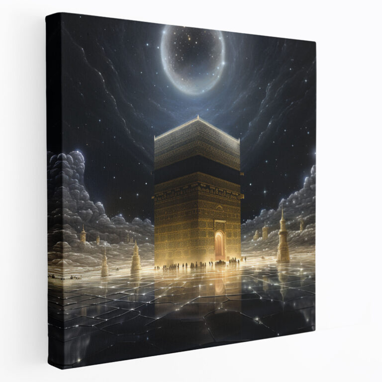 Kaaba Wall Decoration - Kaaba, Kaaba, Night, Home Decoration