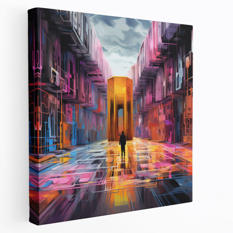 Kaaba Canvas Print - Contemporary Digital Wall Art - Kaaba, Home Decoration, Canvas Print, Contemporary Art