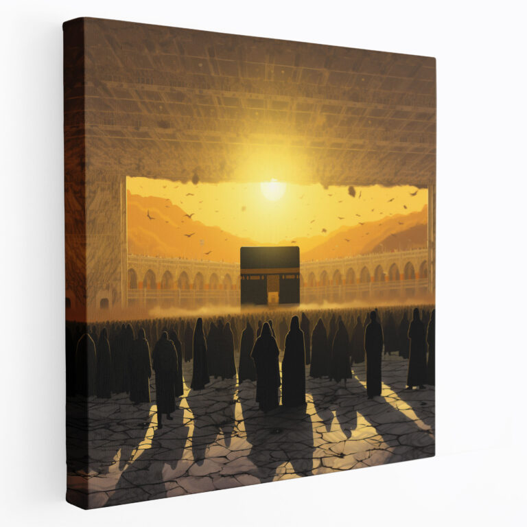 Kaaba Wall Art - Kaaba, Canvas Wall Art, Wall Decoration, Home Decoration
