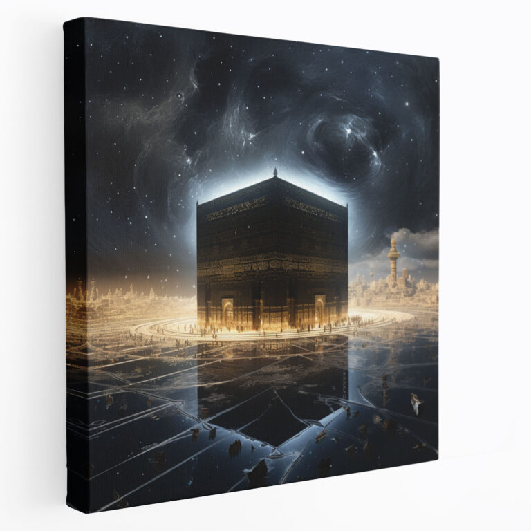 Ethereal Kaaba Canvas Print - Kaaba, Canvas Wall Art, Home Decoration, Canvas Print