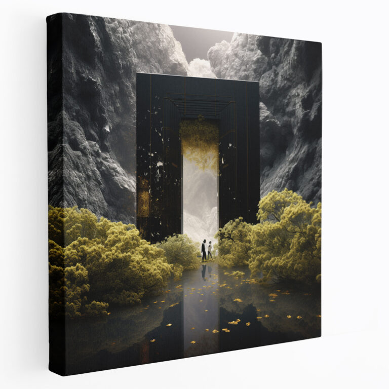 Kaaba Wall Art - Kaaba, Elements Of Nature, Wall Decoration, Canvas Wall Art
