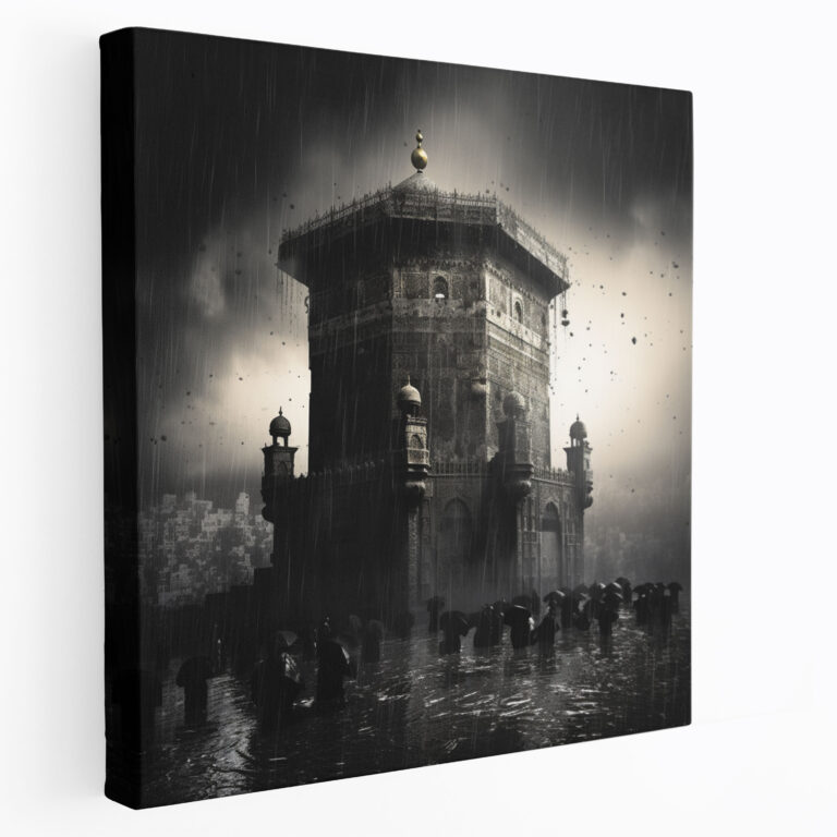 Kaaba Wall Decoration - Kaaba, Canvas Print, Wall Decoration, Wall Art