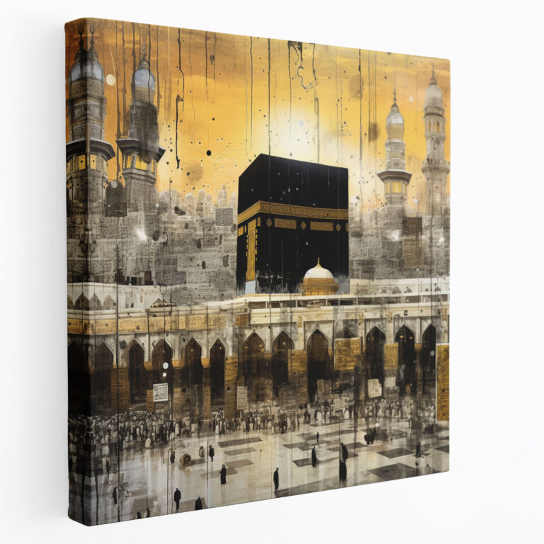 Kaaba Canvas Print - Kaaba, Kaaba Canvas Print, Home Decoration, Canvas
