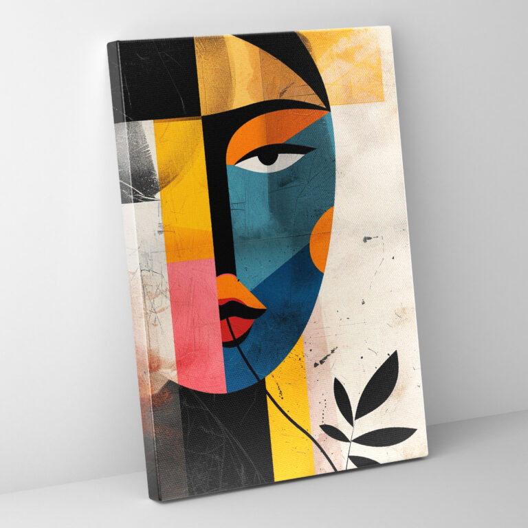 Frida Kahlo Style Wall Art - Frida Kahlo, Frida Kahlo Style, Canvas Wall Art, Home Decoration