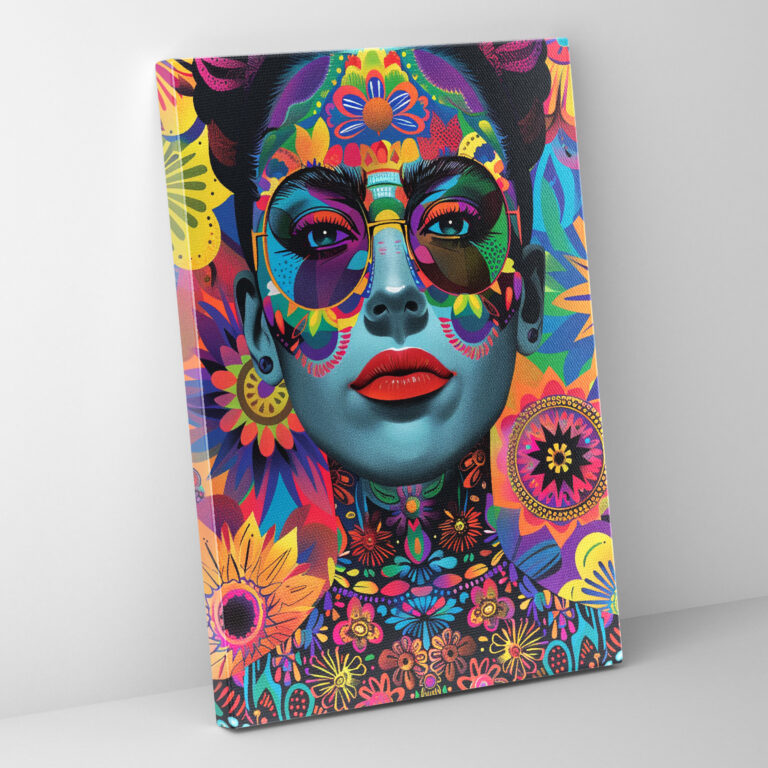 Frida Kahlo Style Wall Decoration - Frida Kahlo, Canvas Print, Canvas, Frida Kahlo Style