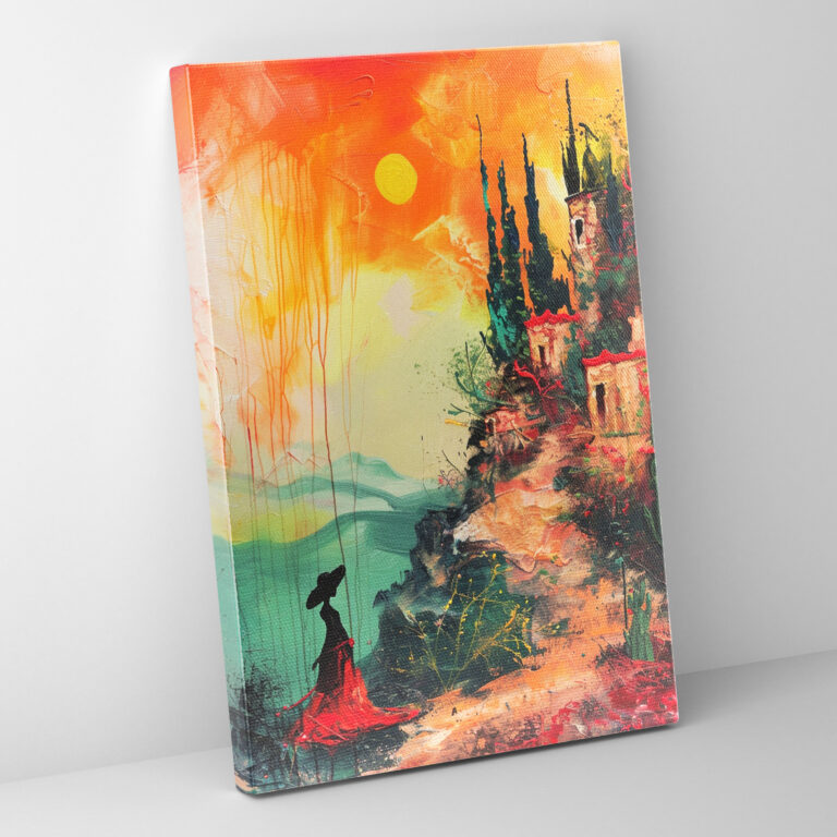 Frida Kahlo Style Wall Art - Frida Kahlo, Home Decoration, Canvas Wall Art, Canvas