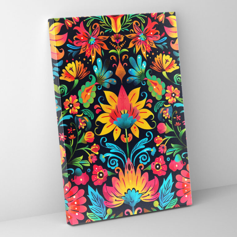 Frida Kahlo Style Wall Art - Frida Kahlo, Canvas, Wall Art, Wall Decoration
