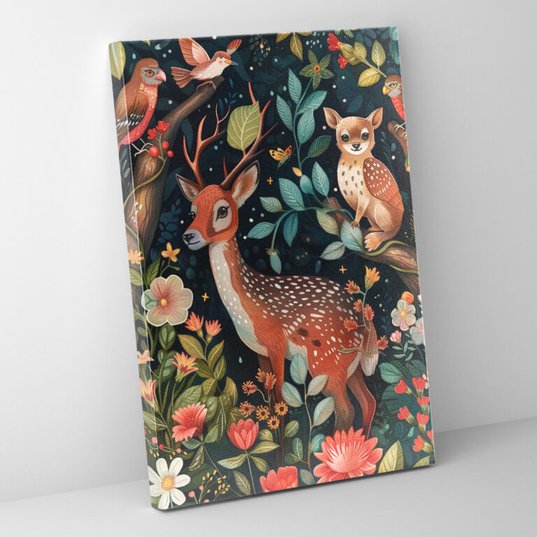 Frida Kahlo Style Wall Art - Frida Kahlo, Wall Decoration, Home Decoration, Canvas