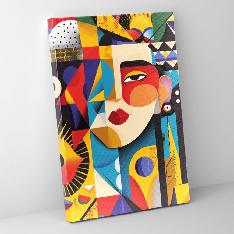 Frida Kahlo Style Canvas Print - Frida Kahlo, Frida Kahlo Style, Canvas, Wall Decoration