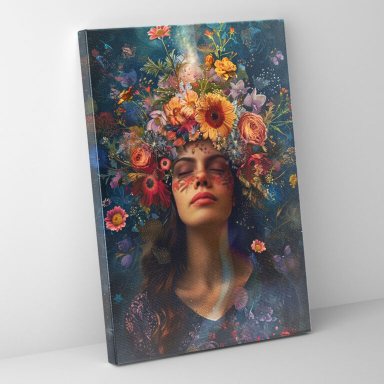 Frida Kahlo Style Wall Art - Frida Kahlo, Canvas, Frida Kahlo Style, Wall Art