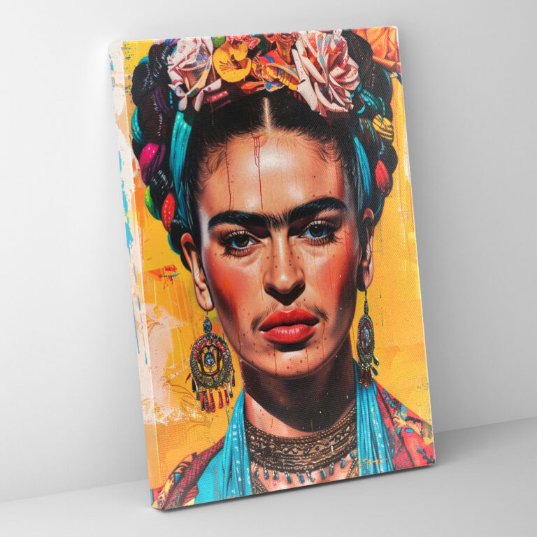 Frida Kahlo Style Wall Art - Frida Kahlo, Canvas Wall Art, Canvas, Home Decoration