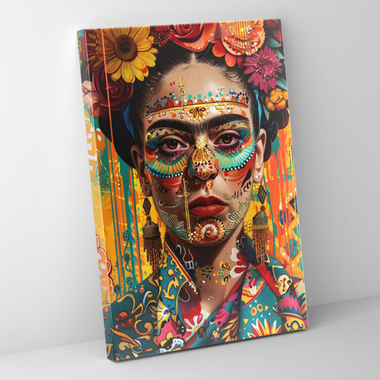 Frida Kahlo Style Wall Art - Frida Kahlo, Frida Kahlo Style, Home Decoration, Wall Art