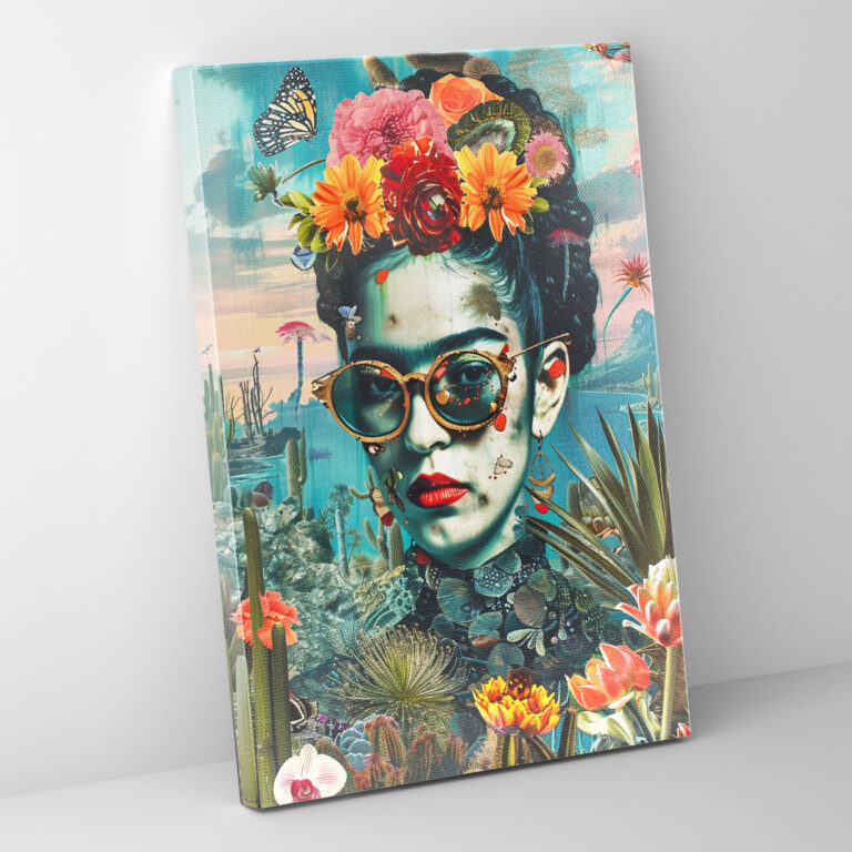 Frida Kahlo Style Wall Art - Frida Kahlo, Canvas, Frida Kahlo Style, Canvas Wall Art