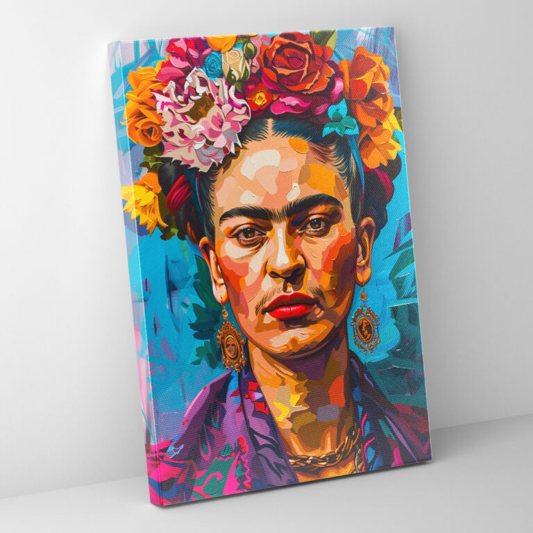 Frida Kahlo Style Wall Art - Frida Kahlo, Canvas Print, Home Decoration, Wall Decoration