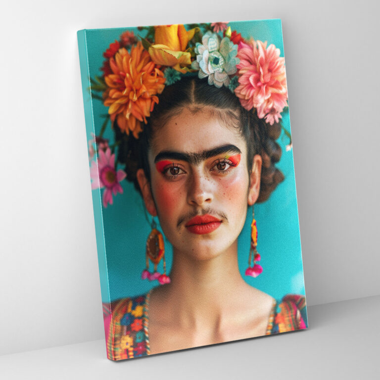 Frida Kahlo Style Canvas Print - Frida Kahlo, Canvas Print, Canvas, Wall Decoration