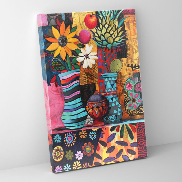 Frida Kahlo Style Canvas Print - Frida Kahlo, Frida Kahlo Style, Canvas Print, Canvas Wall Art