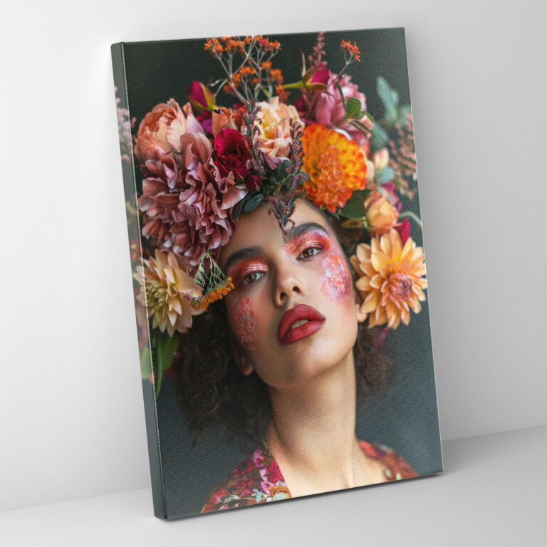 Frida Kahlo Style Wall Art - Frida Kahlo, Frida Kahlo Style, Canvas, Canvas Wall Art