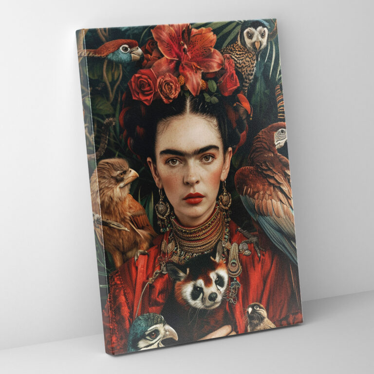 Frida Kahlo Style Wall Art - Frida Kahlo, Wall Decoration, Home Decoration, Frida Kahlo Style