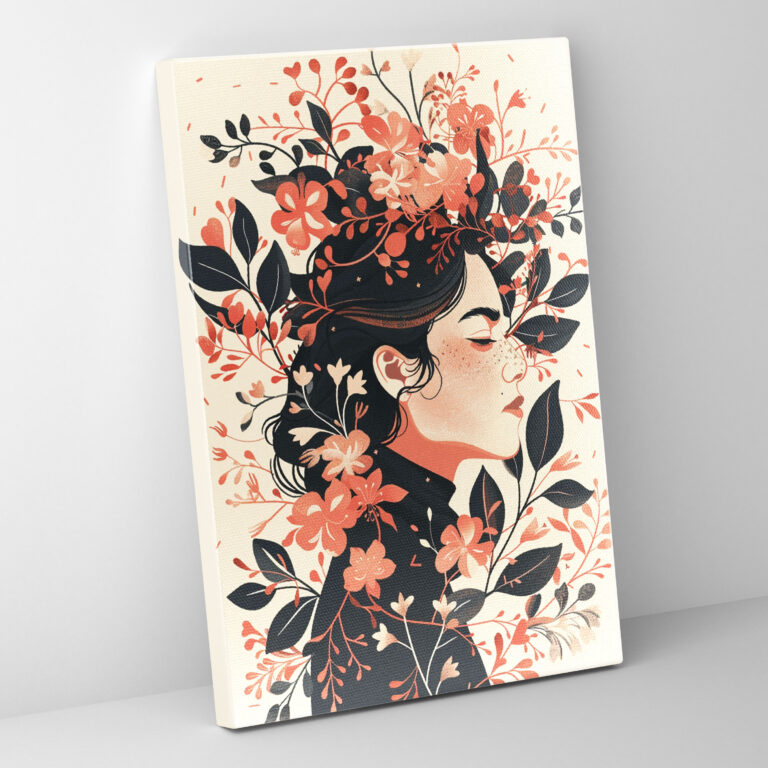 Frida Kahlo Style Wall Art - Frida Kahlo, Canvas Wall Art, Frida Kahlo Style, Home Decoration