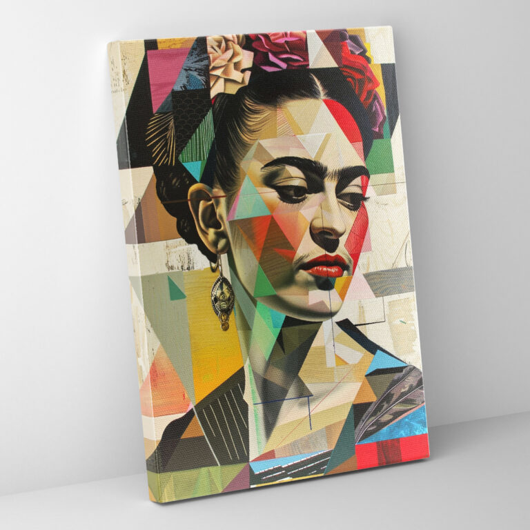 Frida Kahlo Style Canvas Print - Frida Kahlo, Frida Kahlo Style, Canvas Print, Wall Decoration