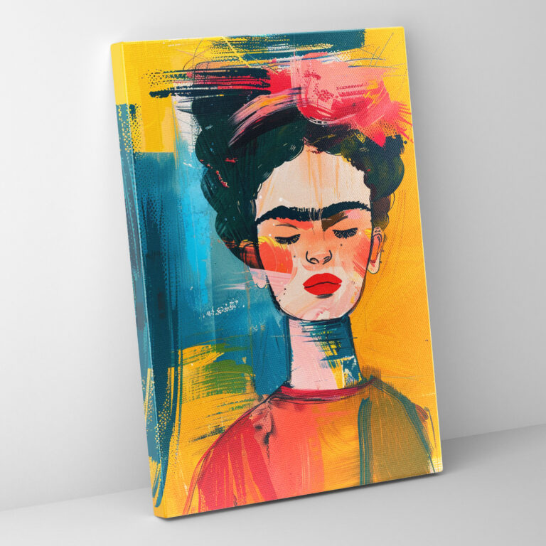 Frida Kahlo Style Wall Art - Frida Kahlo, Home Decoration, Canvas, Wall Art