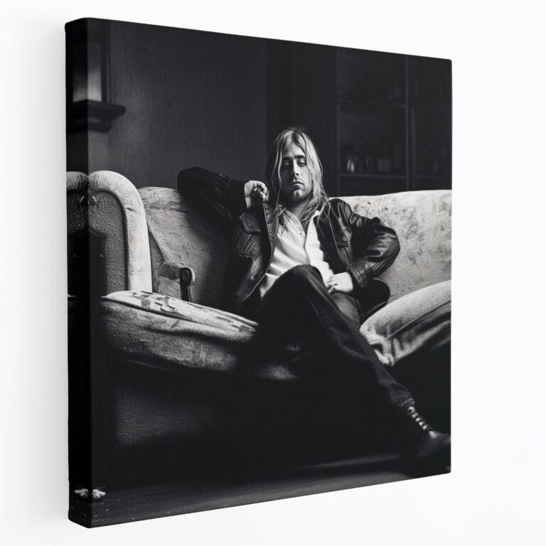 Kurt Cobain Glass Print - Kurt Cobain, Glass Wall Art, Glass Art, Glass Print
