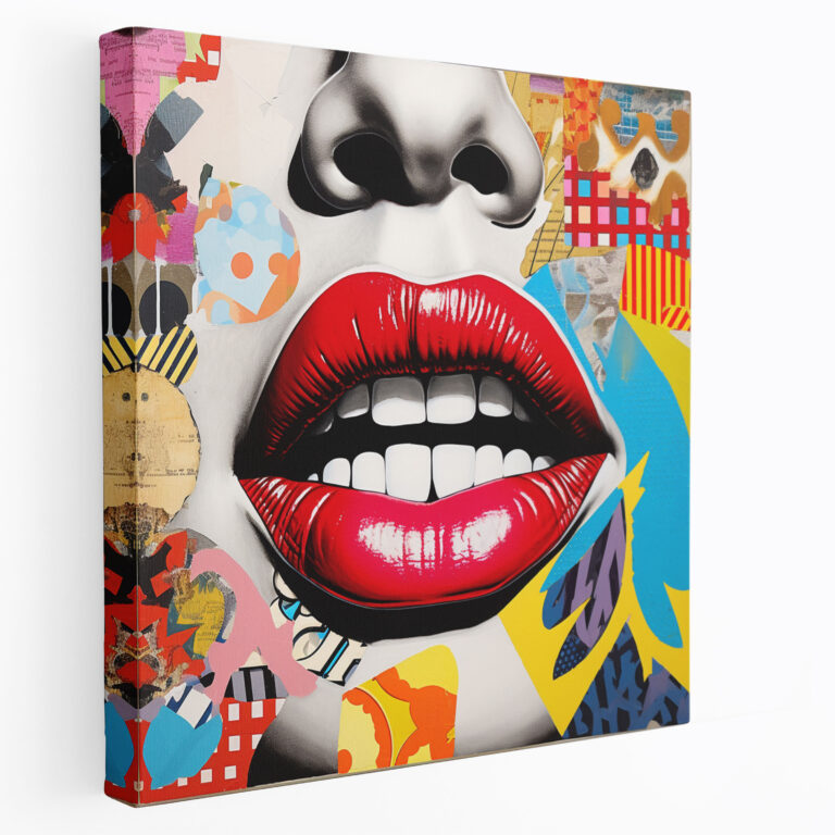 Kiss Wall Art - Pop Art Fusion - Kiss, Canvas Wall Art, Fusion, Pop Art