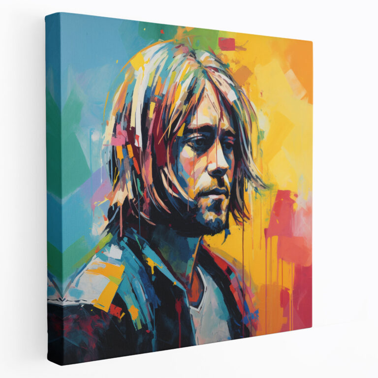 Kurt Cobain Canvas Print - Kurt Cobain, Home Decoration, Wall Decoration, Wall Art