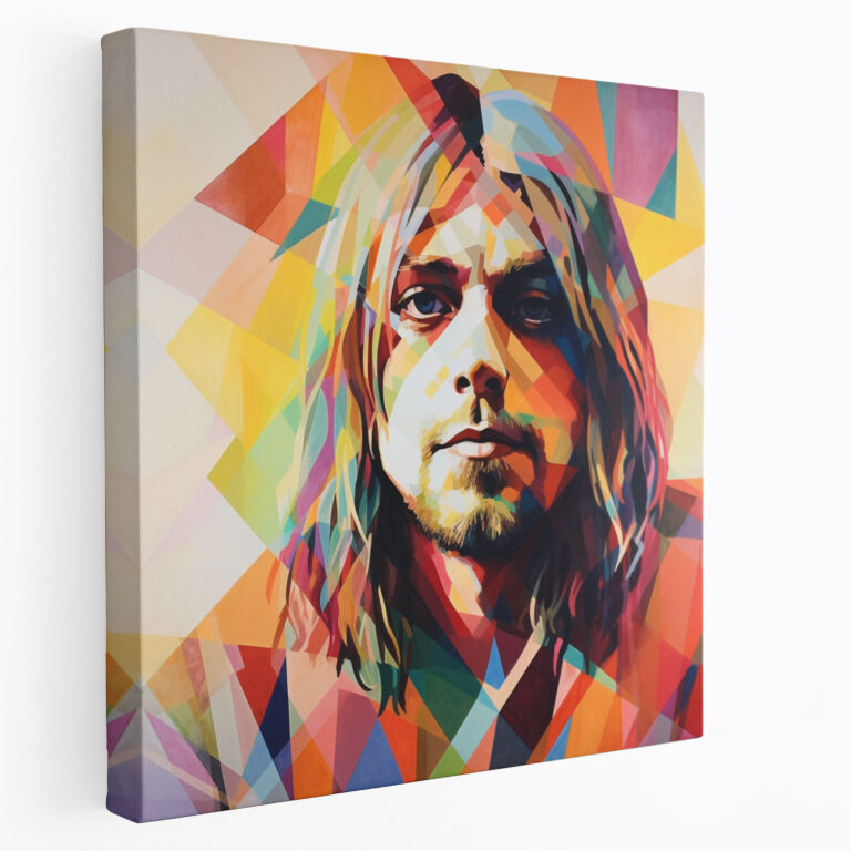 Kurt Cobain Wall Art - Kurt Cobain, Canvas Wall Art, Home Decoration, Canvas