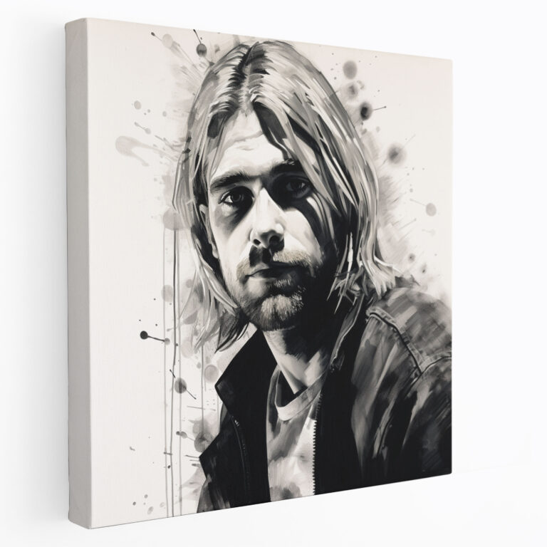 Kurt Cobain Wall Art - Kurt Cobain, Kurt Cobain, Home Decoration, Wall Decoration