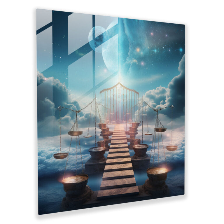 Pathway To Justice Glass Print - Law, Glass Print, Pathway, Glass Wall Art