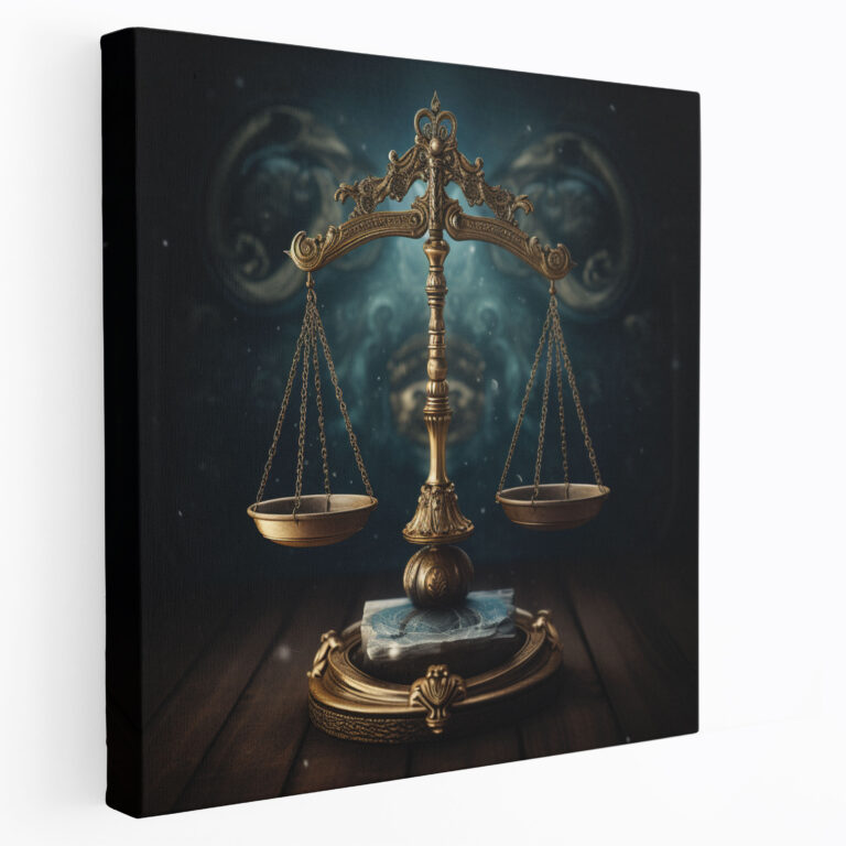 Balance Of Law Canvas Print - Law, Home Decoration, Canvas, Wall Art