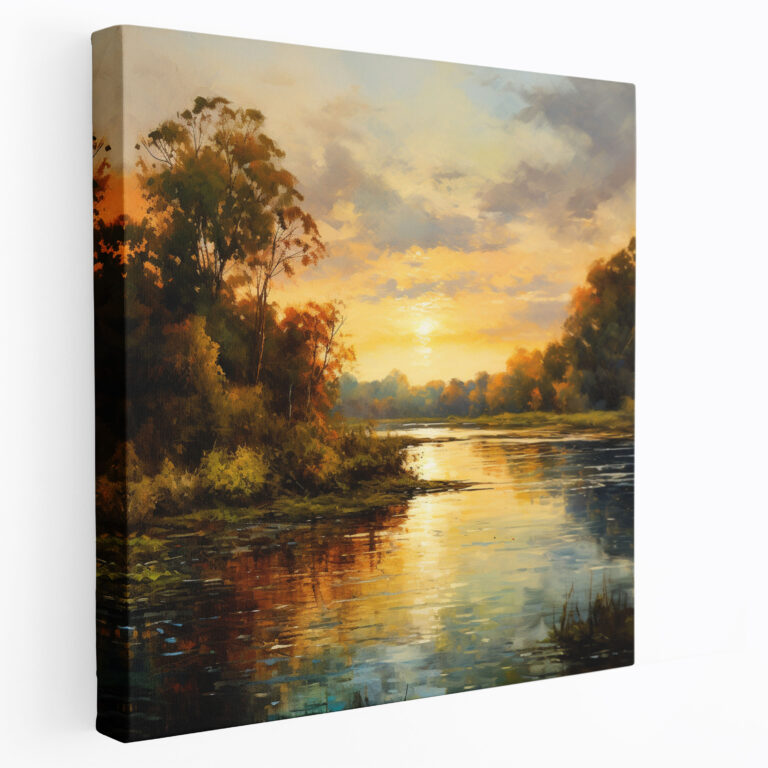 Law Canvas Print - Impressionist Landscape - Law, Impressionist Painting, Justice, Wall Decoration